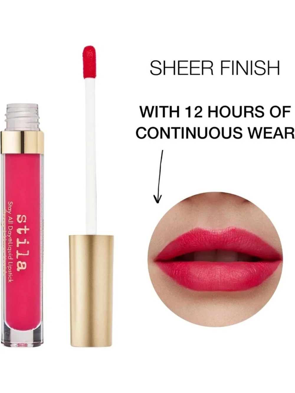 Long-Lasting Sheer & Shimmer Liquid Lip Color - Perfect for All-Day Wear!